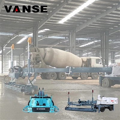 Beton lazer tesviye makinesinin ve mala makinesinin özel çalışma adımları